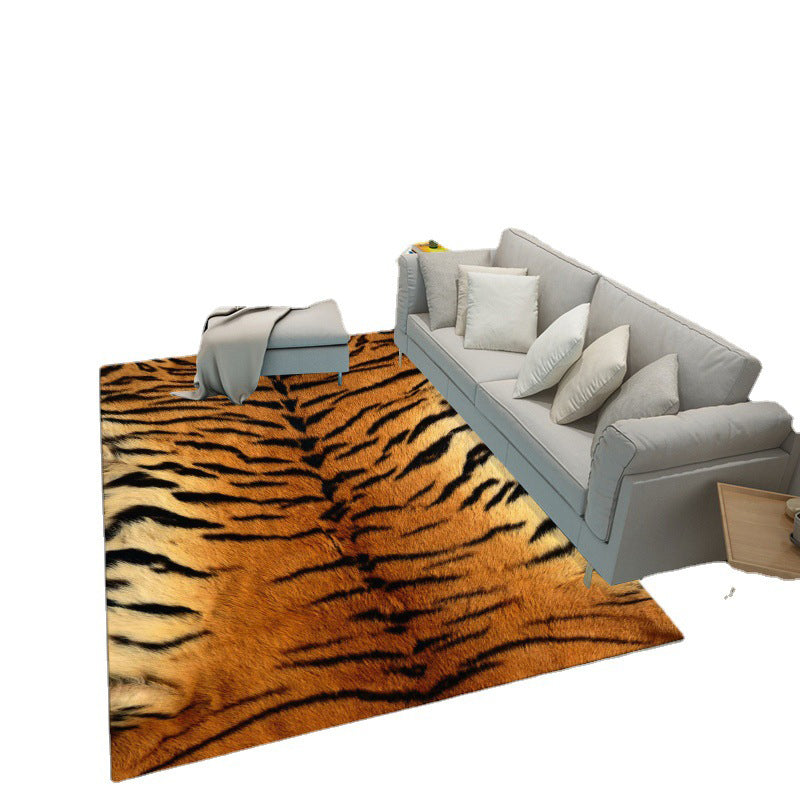 Tapis créatif Carpet Polyester Animaux Imprimée tapis intérieur Tapis de soins faciles pour le salon