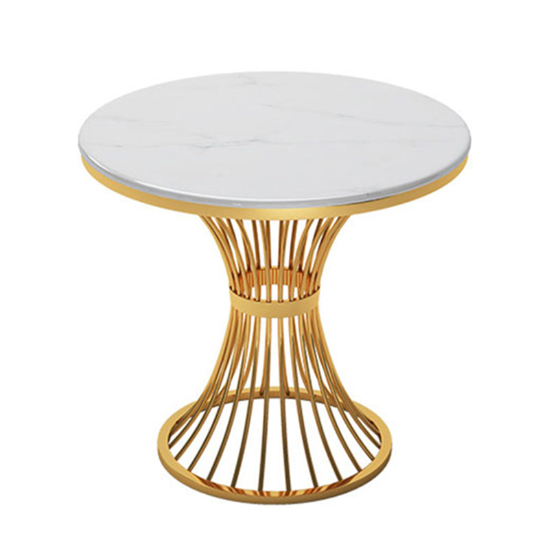 Mesa de comedor de piedra Mesa de comedor tradicional de lujo con base de pedestal