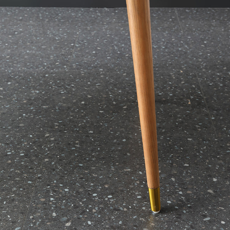 Mesa extensible de madera de fresno para restaurante, mesa de comedor rectangular con 4 patas