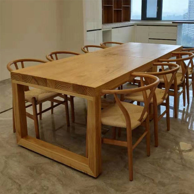 Table à manger à manger au bois massif massif