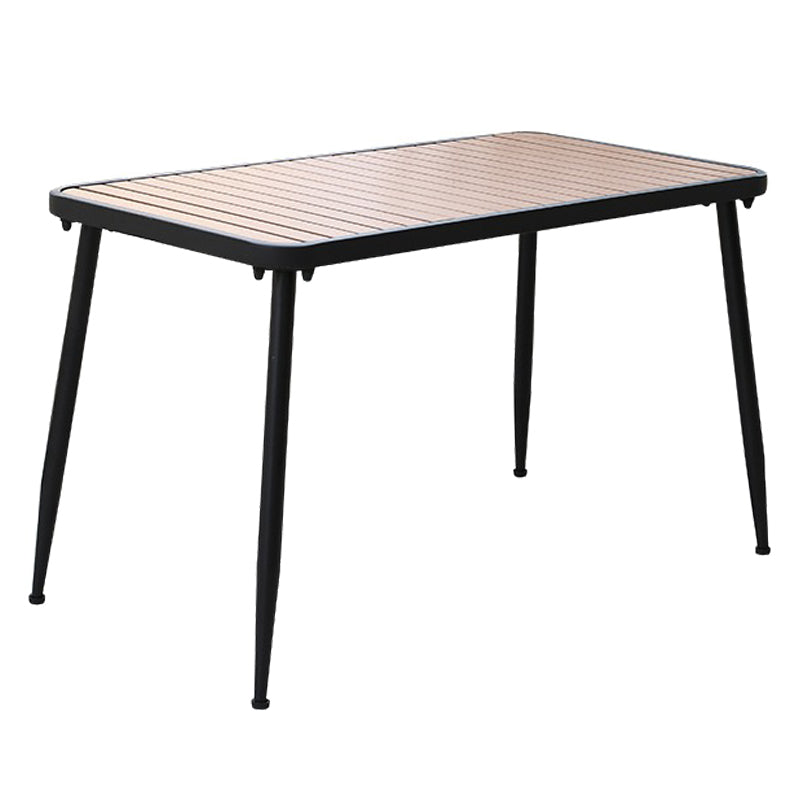 Industrial Style Dining Table 4 Metal Base Table for Home Kitchen Dinner