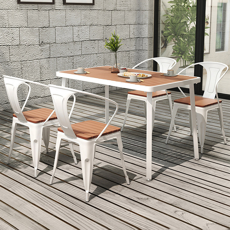 Tavolo da pranzo in stile industriale 4 tavolo da base in metallo per casa da cucina