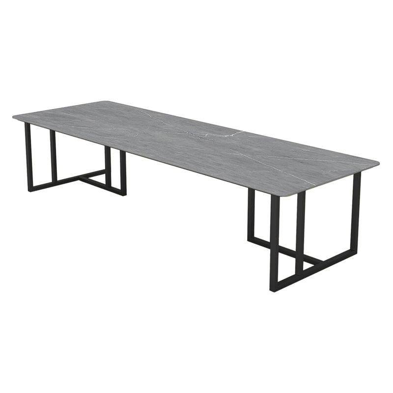 Stein für doppelte Sockel Tisch Industrieller Esstisch Rechteck für Küchenhaus