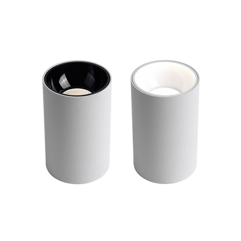 Cylinder Flush Mount Ceiling Light Fixture Modern Metal Flush Mount Lighting