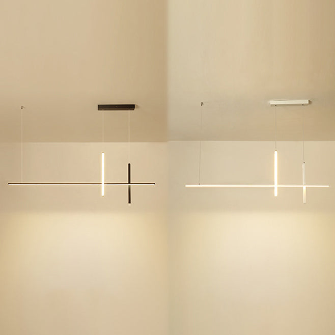 Minimalism Contemporary Style Island Pendants Metal LED Island Chandelier Light for Dining Room