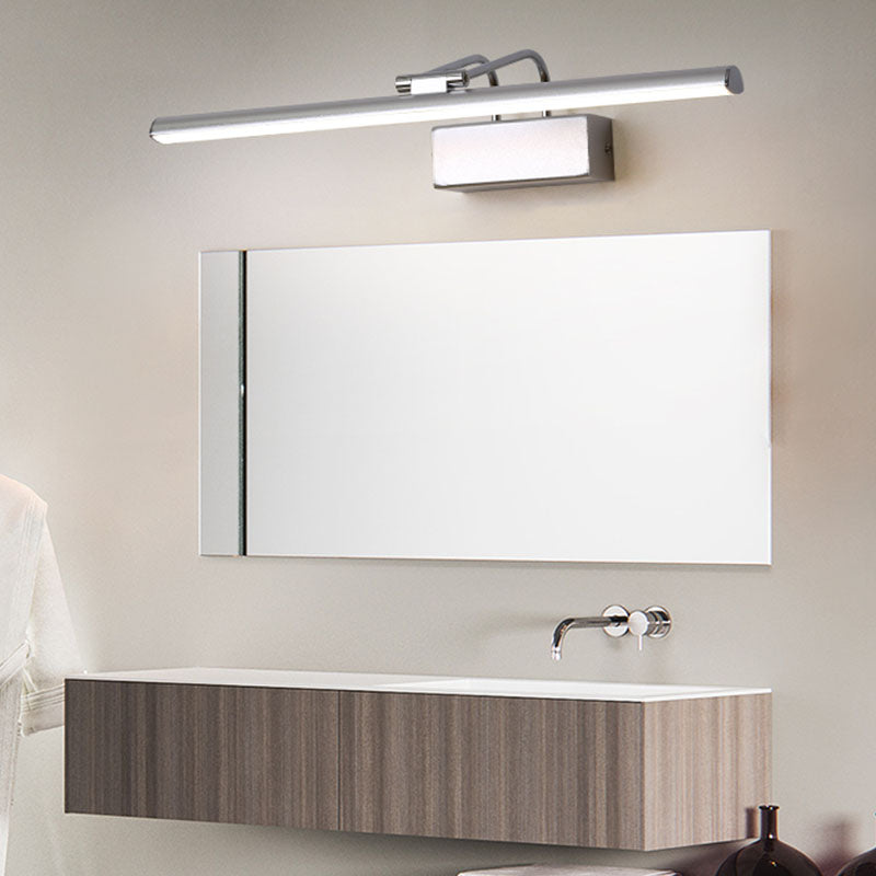 Luci di applique a parete lineare moderna Metal 1 Light Sconce Light con ombra acrilica