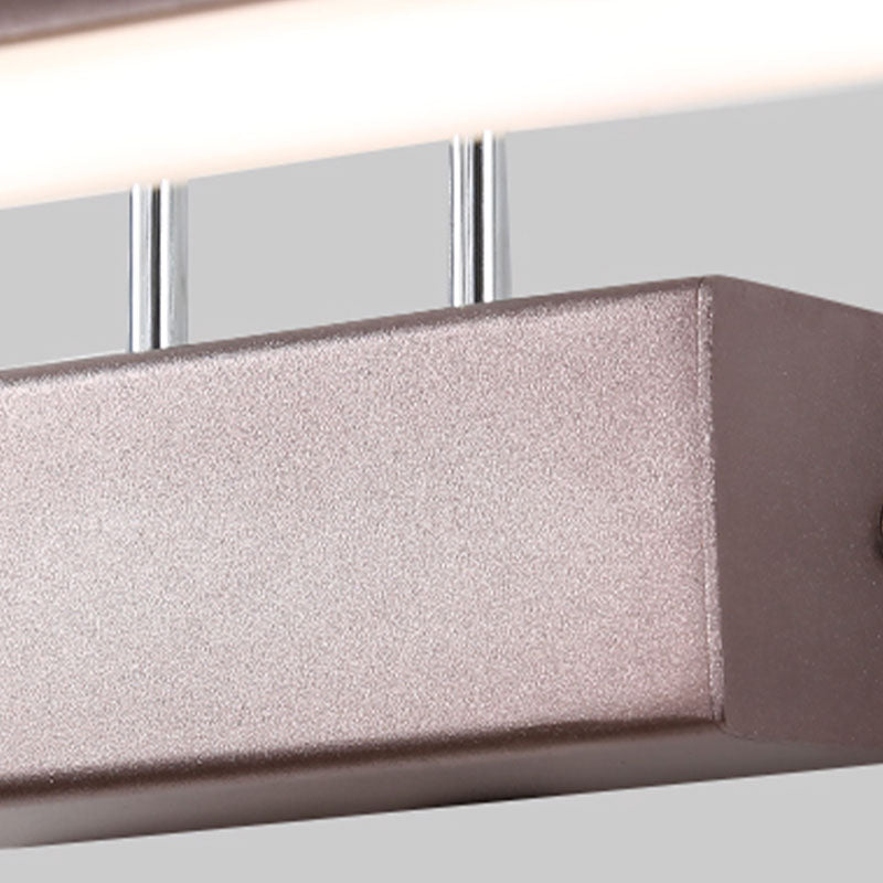 Luci di applique a parete lineare moderna Metal 1 Light Sconce Light con ombra acrilica