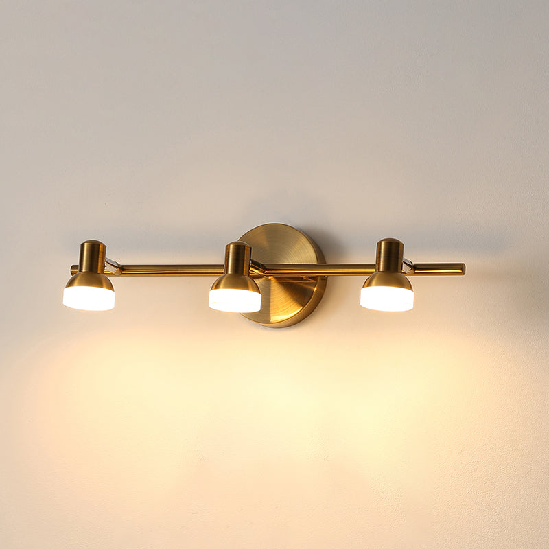 Mid Century Cone Sconce Light Fixtures Metal Wall Light Sconce with Acrylic Shade