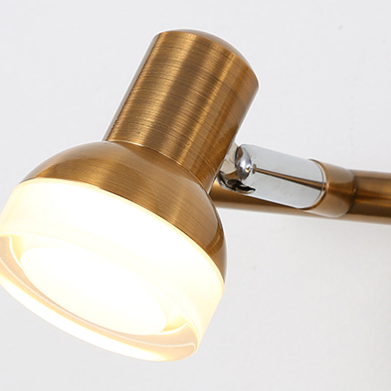 Mid Century Cone Sconce Light Fixtures Metal Wall Light Sconce with Acrylic Shade