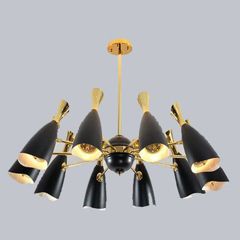 Moderne creatieve geometrische hanglampje Electroplate Metal kroonluchter voor woonkamer