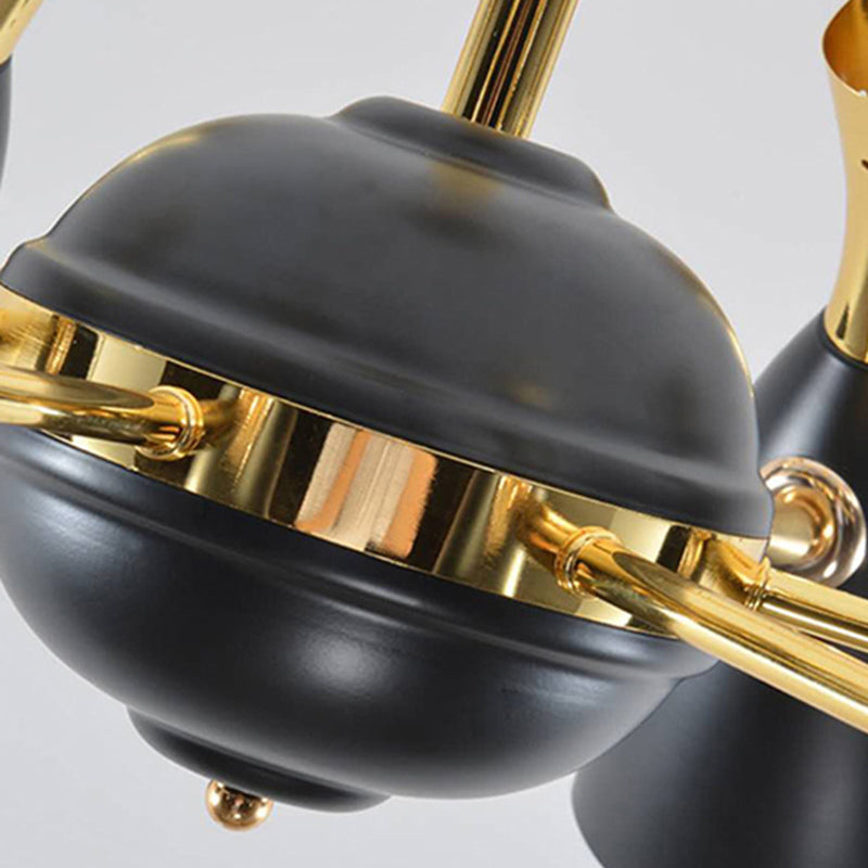 Moderne creatieve geometrische hanglampje Electroplate Metal kroonluchter voor woonkamer