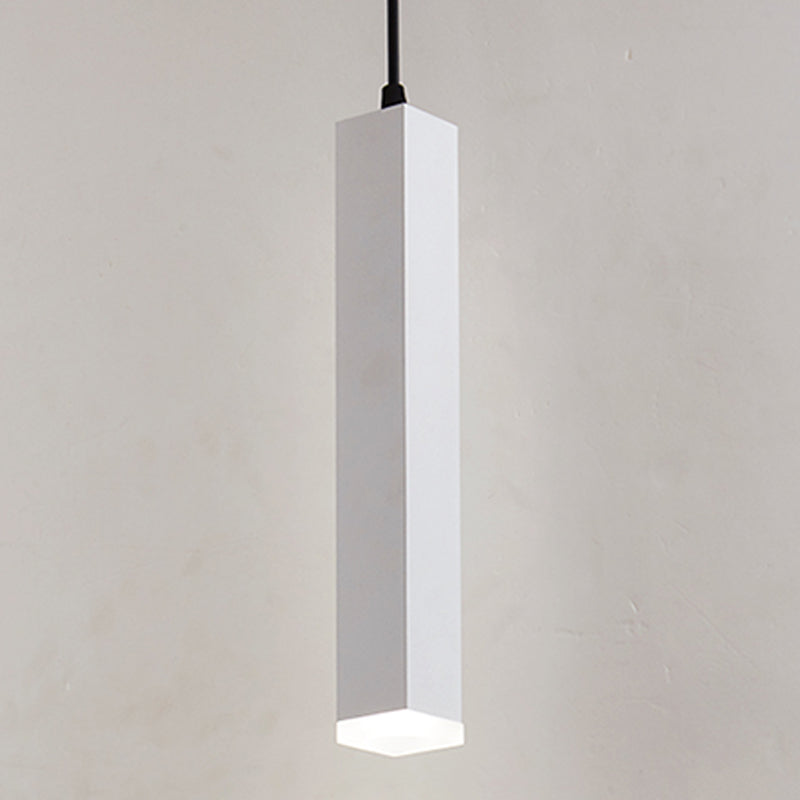 Modern Plug in Pendant Light Cylindrical Hanging Pendant Lights for Living Room