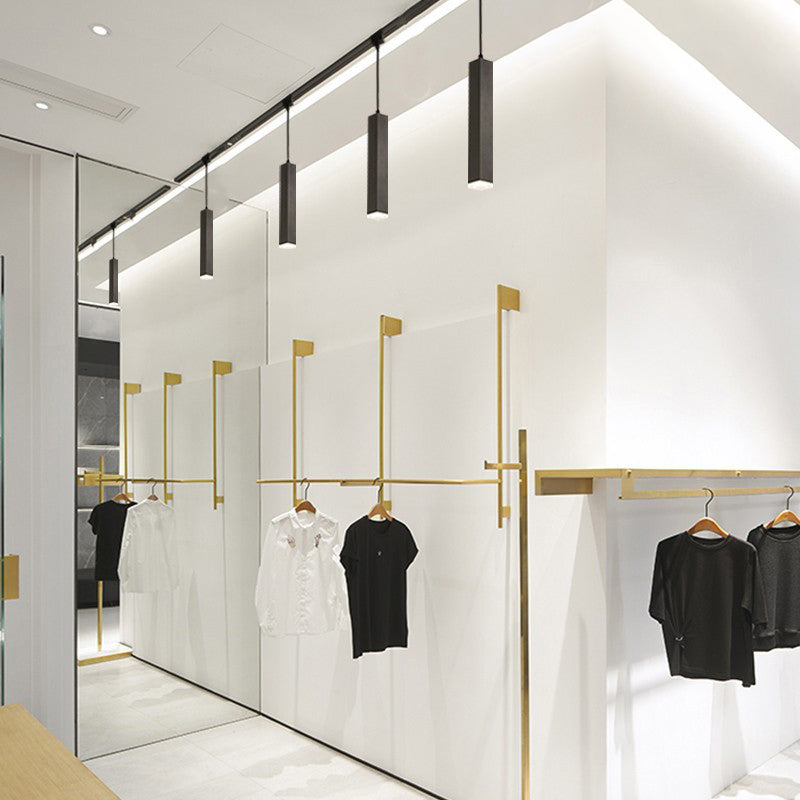 Modern Plug in Pendant Light Cylindrical Hanging Pendant Lights for Living Room