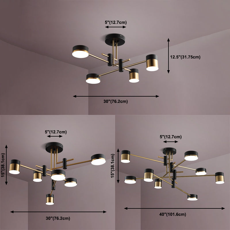 Nordic Led kroonluchter postmoderne stijl hanglamp lamp voor woonkamer voor woonkamer
