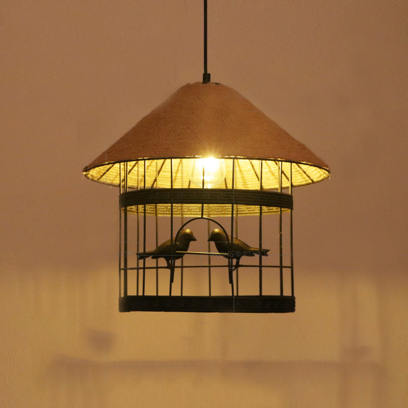 Seil kommerzieller Anhänger Beleuchtung Industrie Beige schattiertes Restaurant Anhänger Licht