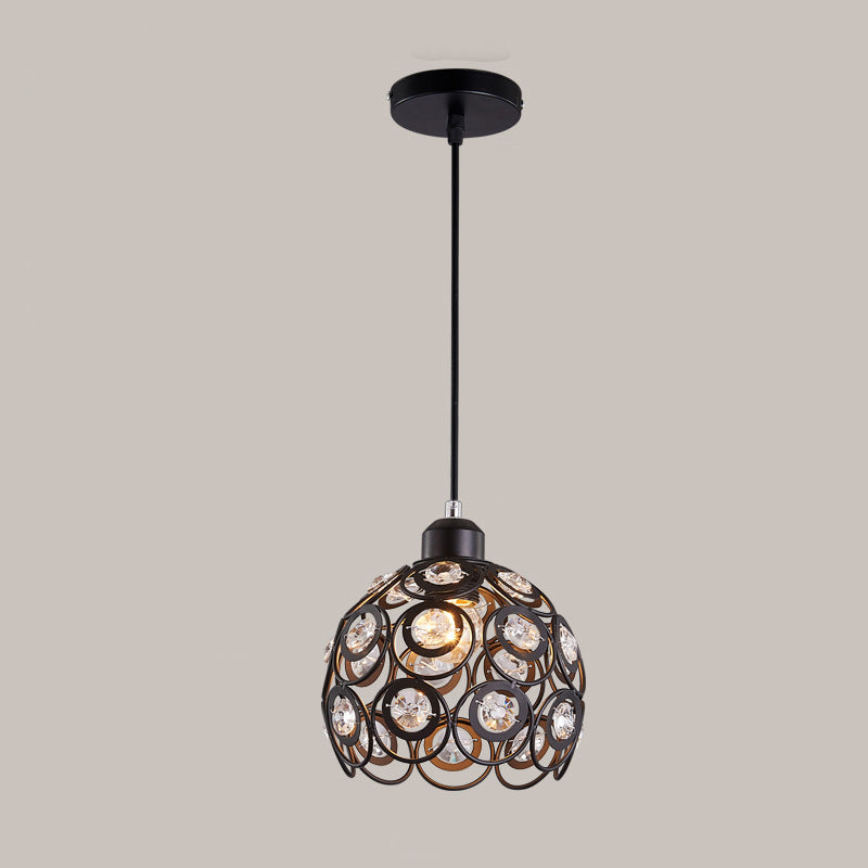 Accesorio de iluminación colgante de globo simplicidad de cristal comedor colgante colgante luz