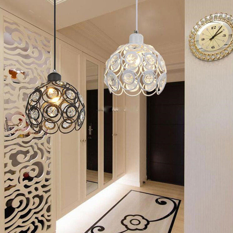 Accoglienza a ciondolo a ciondolo Globe Simplicity Crystal Crystal Dinning Room a sospensione Luce a sospensione