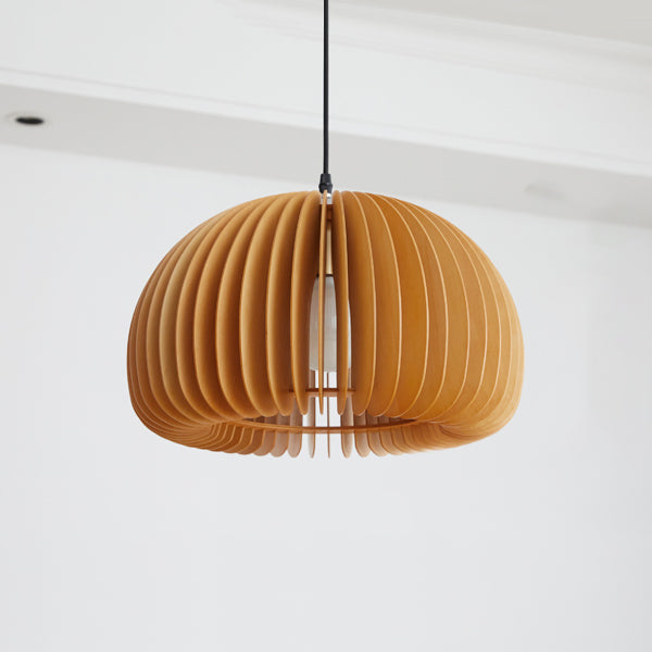 Techo moderno Carril colgante Luz de calabaza de madera Luz colgante para sala de estar para sala de estar
