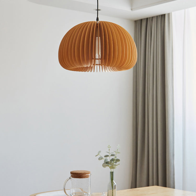 Techo moderno Carril colgante Luz de calabaza de madera Luz colgante para sala de estar para sala de estar
