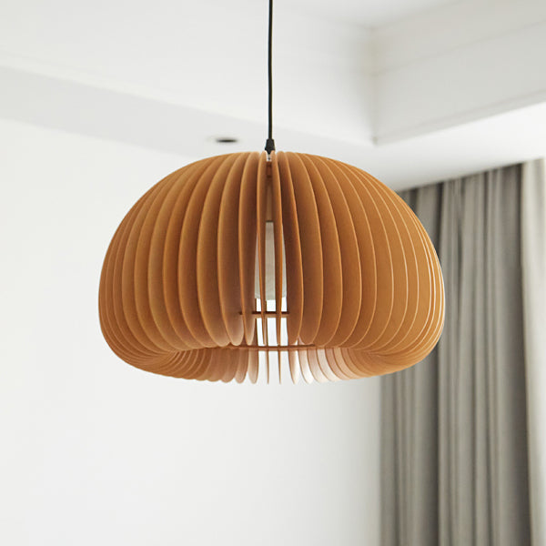 Techo moderno Carril colgante Luz de calabaza de madera Luz colgante para sala de estar para sala de estar