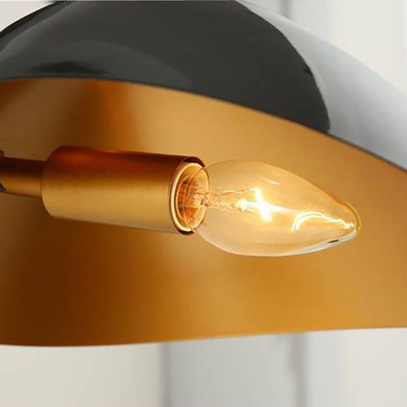 Postmodern Metal Adjustable Sconce Light Fixtures One Bulb Wall Mounted Lighting