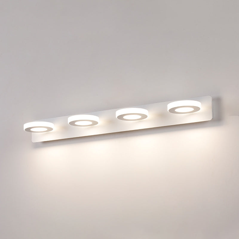 Makeup Mirror Lamp Modern Simple Rotatable Wall Light Fixture for Bathroom Washroom