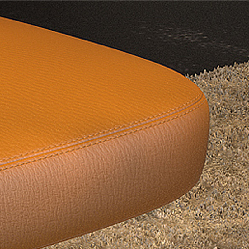 Chaise de salle à manger en métal de style contemporain, chaise latérale à oreilles pour cuisine