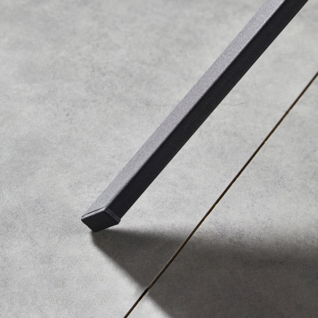 Chaises de salle à manger en cuir de style scandinave, chaise rembourrée à dossier solide pour un usage domestique (Ensemble de 2)
