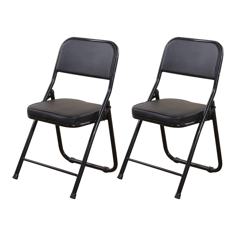 Silla lateral contemporánea de metal, tapicería sin brazos para el hogar, respaldo abierto, silla lateral de comedor
