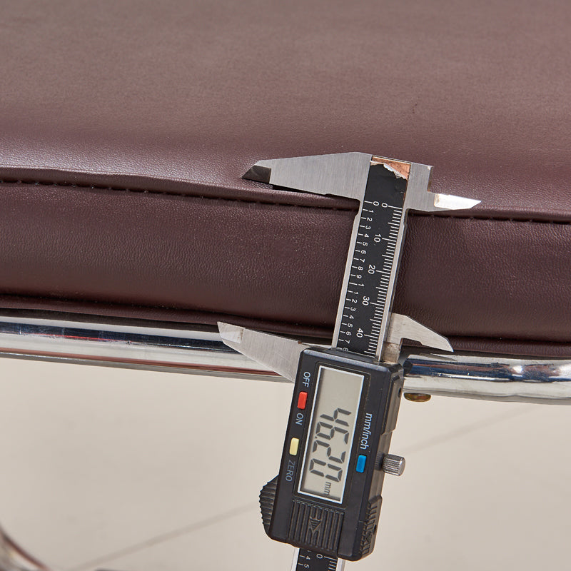 Silla lateral contemporánea de metal, tapicería sin brazos para el hogar, respaldo abierto, silla lateral de comedor
