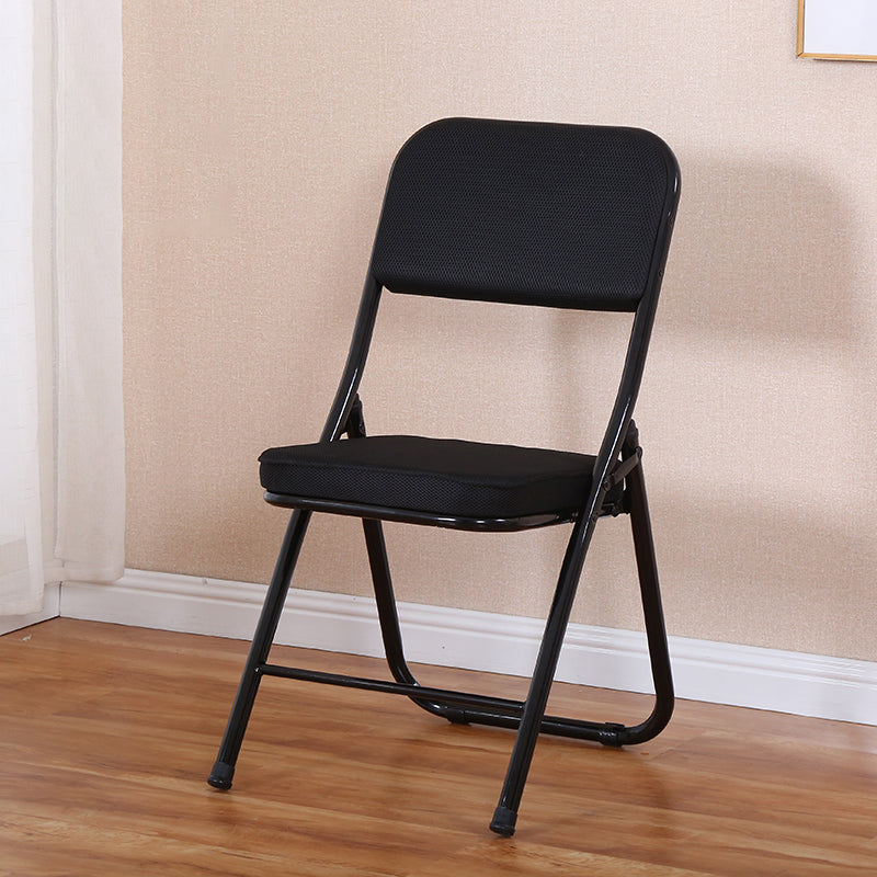 Silla lateral contemporánea de metal, tapicería sin brazos para el hogar, respaldo abierto, silla lateral de comedor