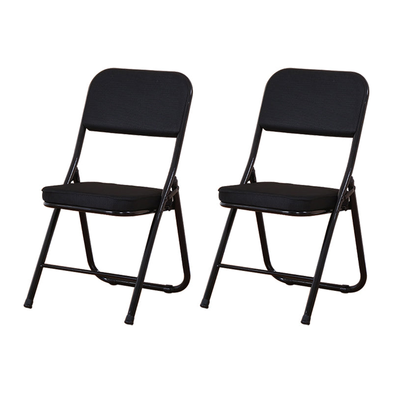 Silla lateral contemporánea de metal, tapicería sin brazos para el hogar, respaldo abierto, silla lateral de comedor