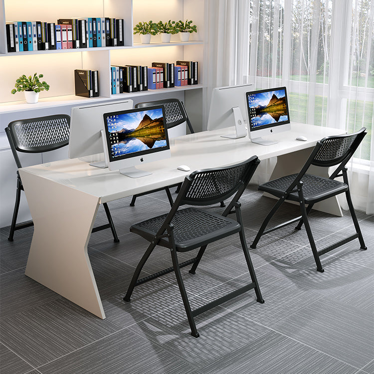 Chaise d'intérieur et d'extérieur moderne, chaise d'appoint pliante en métal à dossier ouvert, pour la maison