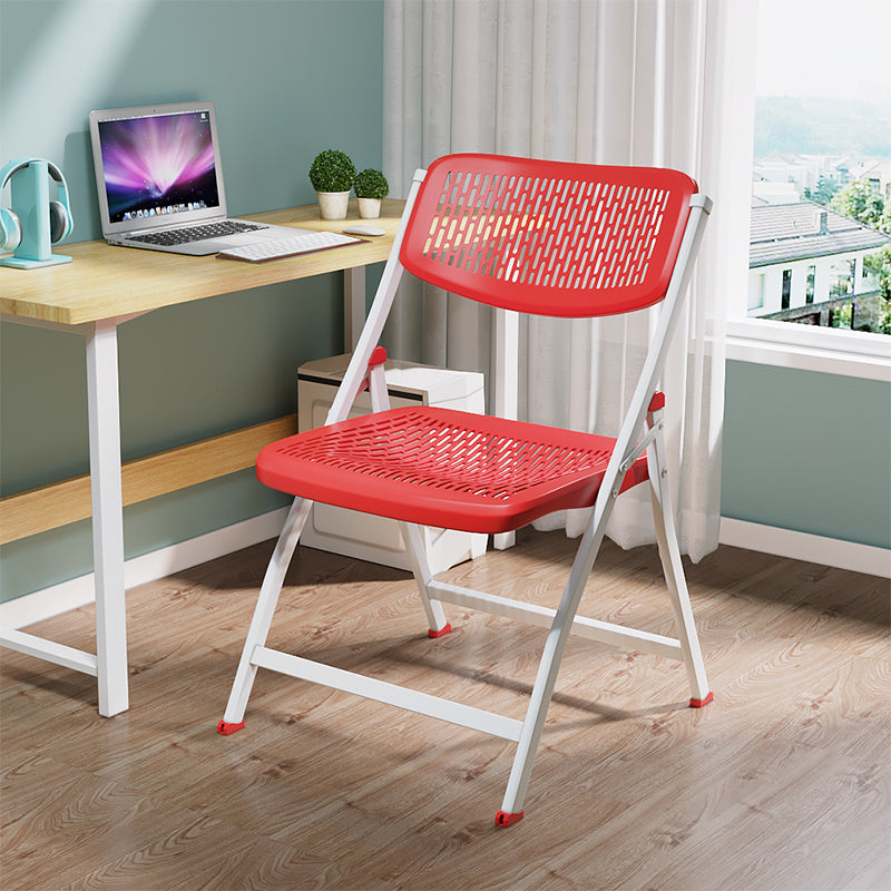 Chaise d'intérieur et d'extérieur moderne, chaise d'appoint pliante en métal à dossier ouvert, pour la maison