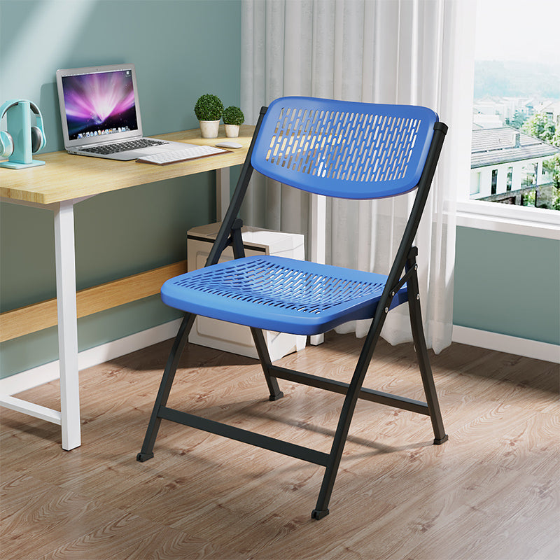 Chaise d'intérieur et d'extérieur moderne, chaise d'appoint pliante en métal à dossier ouvert, pour la maison
