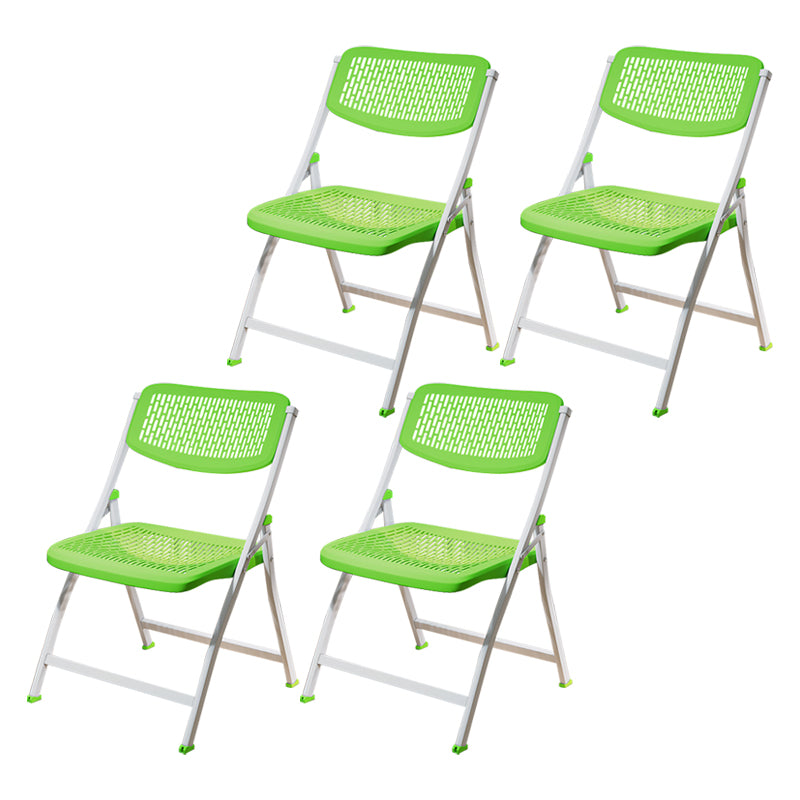 Chaise d'intérieur et d'extérieur moderne, chaise d'appoint pliante en métal à dossier ouvert, pour la maison