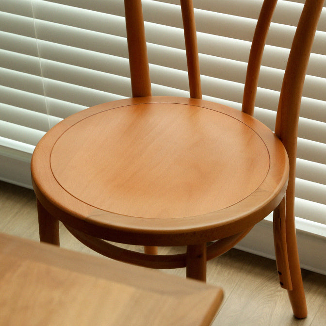 Eigentijdse stijl massieve houten stoel Windsor achterzijde keuken eetstoelen