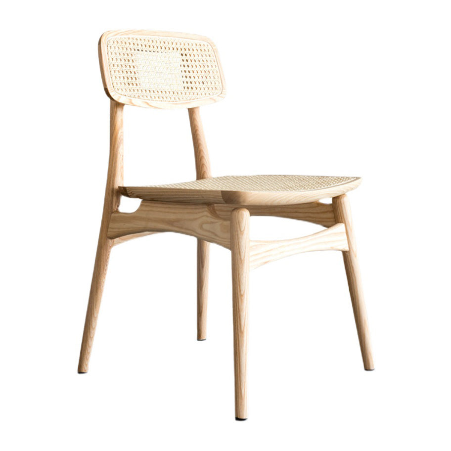 Chaise en bois de chêne de style contemporain, cuisine, salle à manger, chaises latérales à dossier ouvert