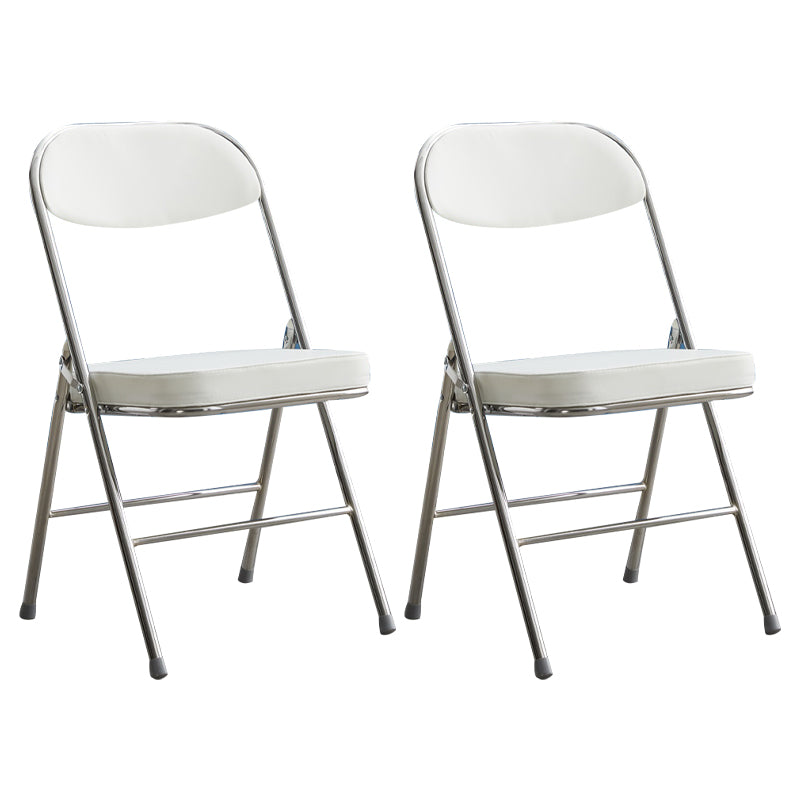 Chaise d'appoint moderne en métal, intérieur et extérieur, sans accoudoirs, coussinée, dossier ouvert, pour salle à manger