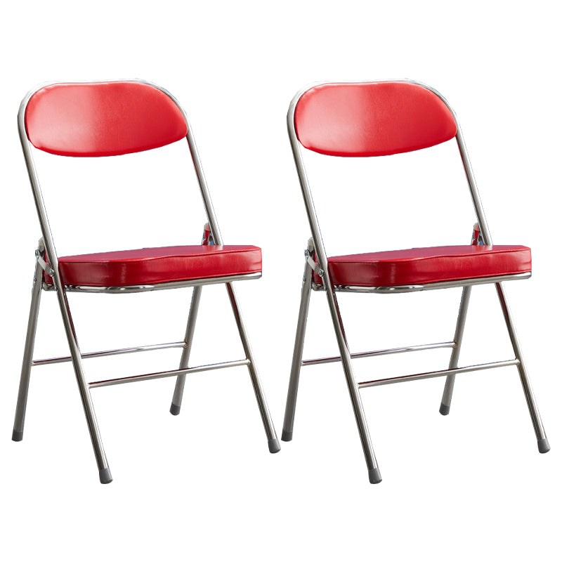 Chaise d'appoint moderne en métal, intérieur et extérieur, sans accoudoirs, coussinée, dossier ouvert, pour salle à manger