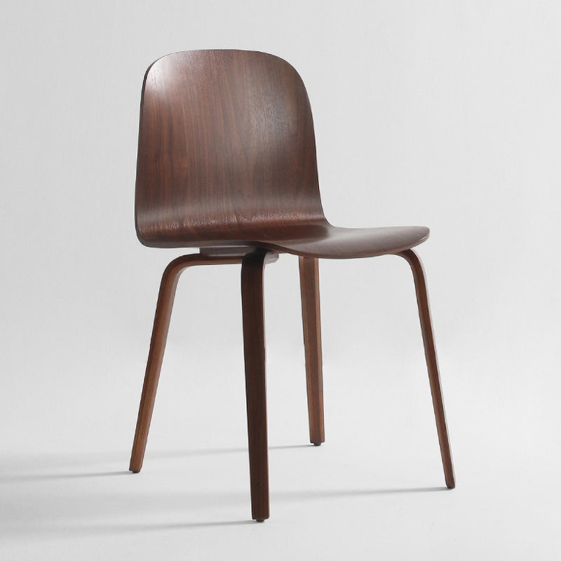 Chaise d'appoint de salle à manger de Style moderne, sans accoudoirs, à dossier solide, avec pieds en bois, pour la cuisine