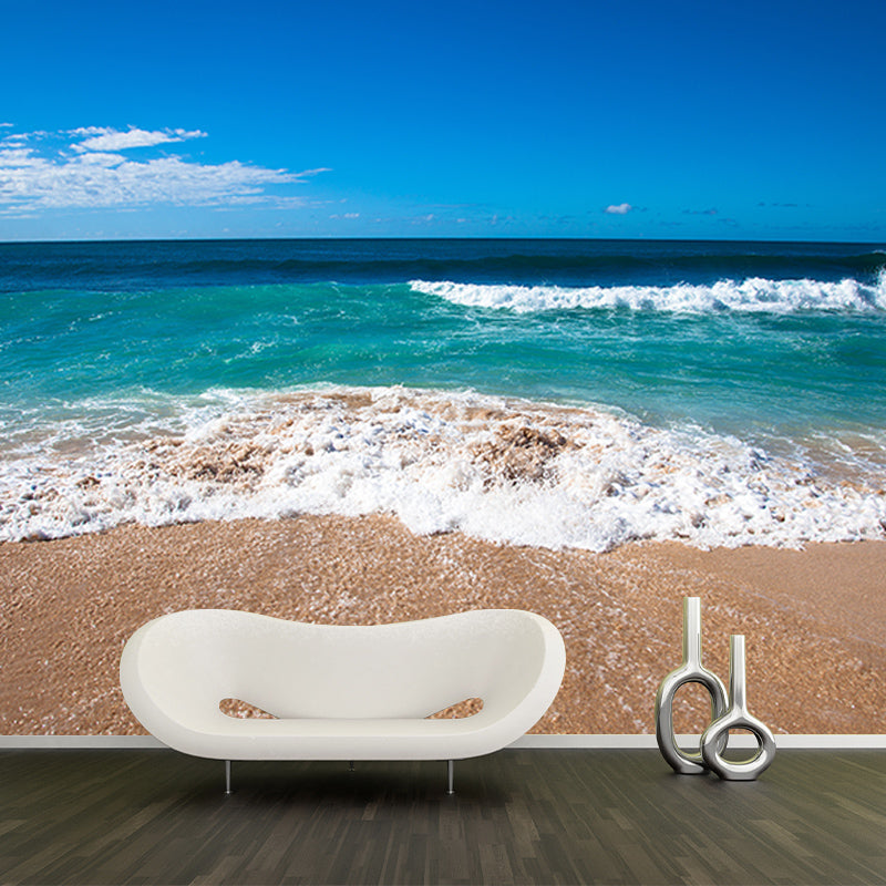 Beach Landscape Murals for Sleeping Room Home Decor, Moisture Resistant