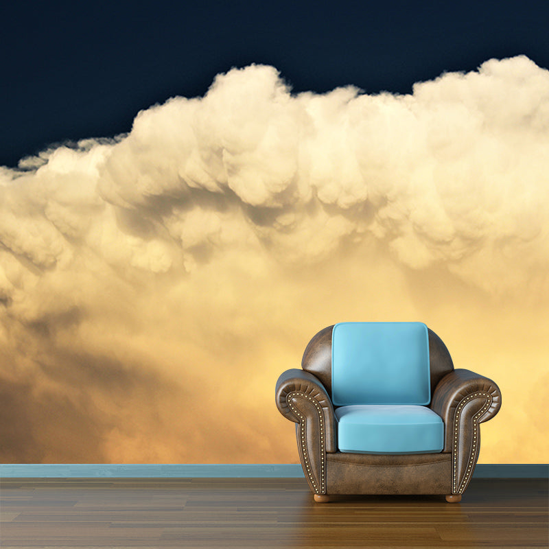 Cloudiness View Wall Covering for Bedroom Home Wall Decor, Moisture Resistant