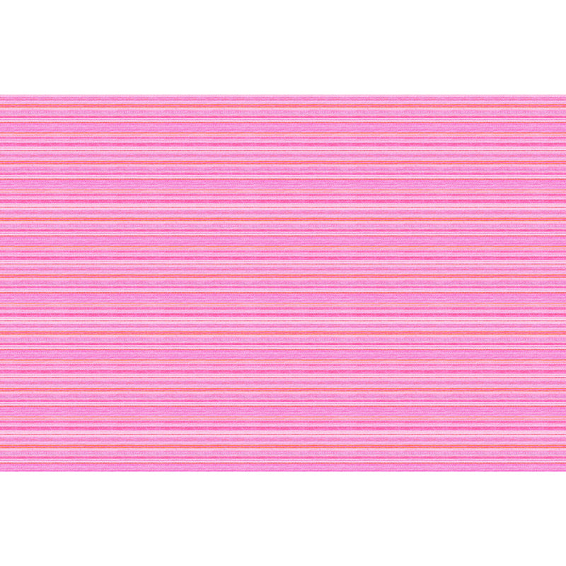 Striped Geometric Illustration Mural Moisture Resistant Wall Decor for House Interior