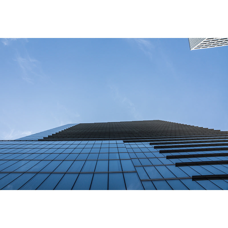 Modern City Building Mural for Living Room Decoration, Mildew Resistant