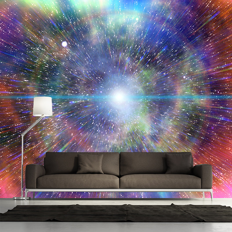 Modern Abstraction Wall Mural Mildew Resistant Wallpaper for Dining Room