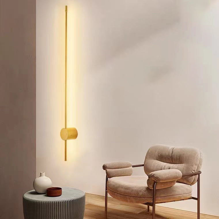 Luz de aluminio Luces de pared de la pared Moderna Nórdica 1 Cabeza de montaje en la pared para el dormitorio