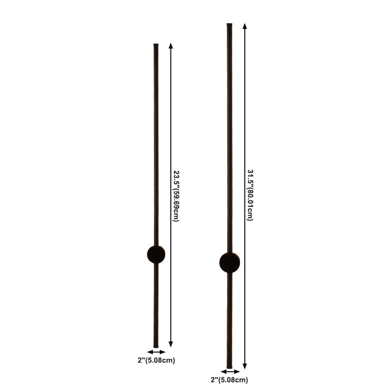 Luz de aluminio Luces de pared de la pared Moderna Nórdica 1 Cabeza de montaje en la pared para el dormitorio