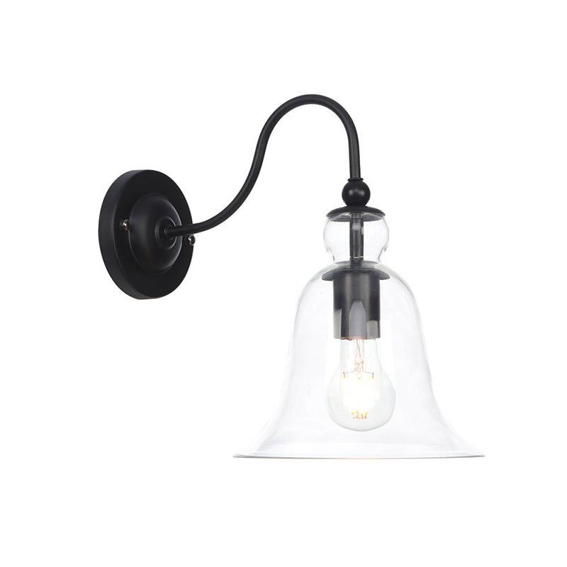 Glass Wall Lighting Fixtures Industrial Style 1 Light Wall Mounted Light Fixture