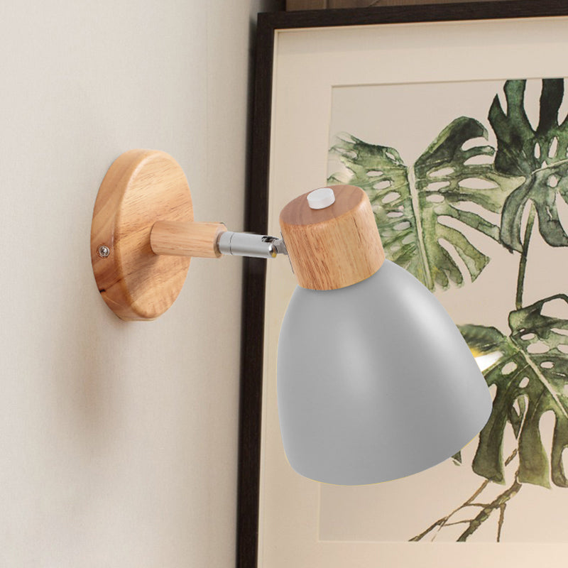 Indoor 1-Bulb Down Light Wall Sconce Lighting, Modern Macaroon Style Sconce Light Fixture